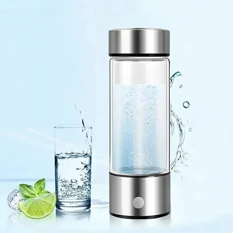 Rich Hydrogen Water Cup Portable Hydrogen Water H2 Generator Alkaline Maker Ionizer Bottle Super Antioxidan Titanium Filter