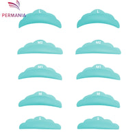 Permania 5 Pair Eyelash Extension Pads Silicone Protection Eyelashes Pad Reusable Lifting Curler Shield Patch Lashes Makeup Tool
