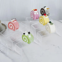 3/6/9/12Pc Clear Acrylic Display Stand Cosmetic Bag Jewelry Showcase Cup Holder for Home Shop statue Model Pottery Display Riser
