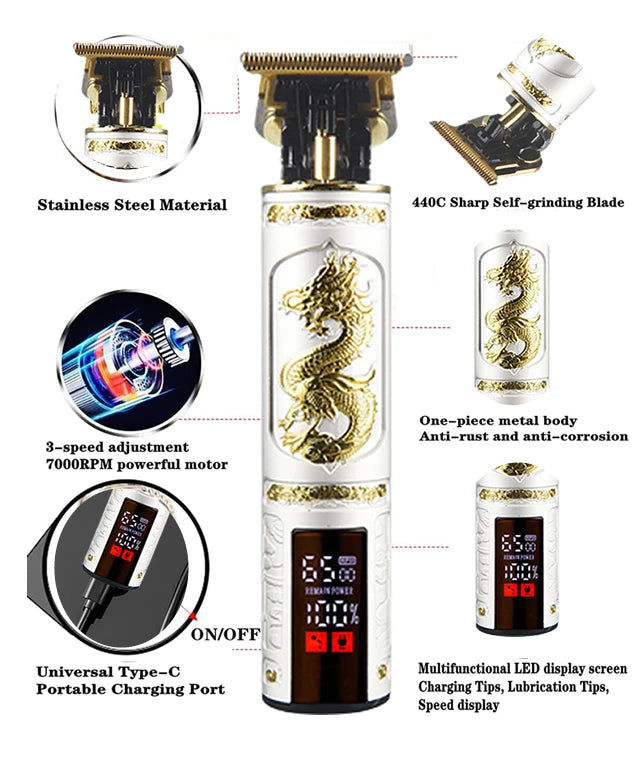 New Professional Electric Shaver for Men Razor for Men Mower Beard Trimmer Barber Shaving Machine T9 Hair Clipper Dropshipping
