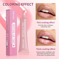 10ml Lip Glaze Moisturizing Jelly Lip Enrichment Oil Lasting Water Light Glass Lip Plump Oil Remove Line Lip Protection Serum