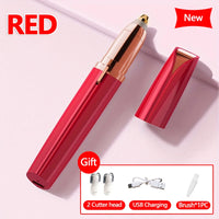 2026 New Electric Eyebrow Trimmer Pen Automatic Hair Removal Razor for Women Men Facial Shaver Beauty Tool Epilator