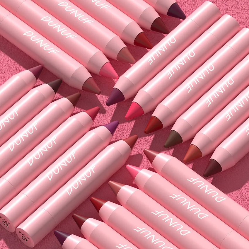 Nude Brown Lip Liner Pencil 18 Color Red Contour Tint Labial Makeup Waterproof Matte Lipstick Crayon Pen Lip Contouring Cosmetic