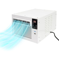 Semiconductor Refrigerator 280W 41.5*28.3*20.5cm White 40-50dB Small Window Air Conditioner for Bedroom Living Room Home Office