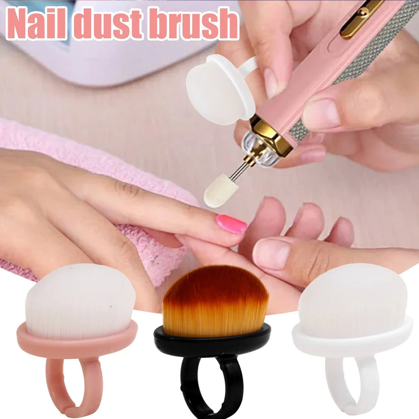 Professional Nail Dust Brush Nails Art Brush Remove Gel Polish Powder Cleaning Tool Beauty Makeup Brushes Manicure Accessories