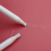 2PCS Professional Microblading Brow Mark Pencil Permanent Red Lip Contour Pen Tattoo Waterproof Art Tint Makeup Eyebrow Pen