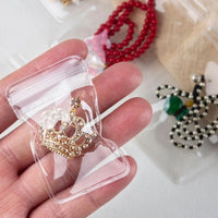 50/100/200pcs-Clear Earring Bags Waterproof Bags Thickened Reusable Storage Pouch for Jewelry Rings Necklace Bracelet