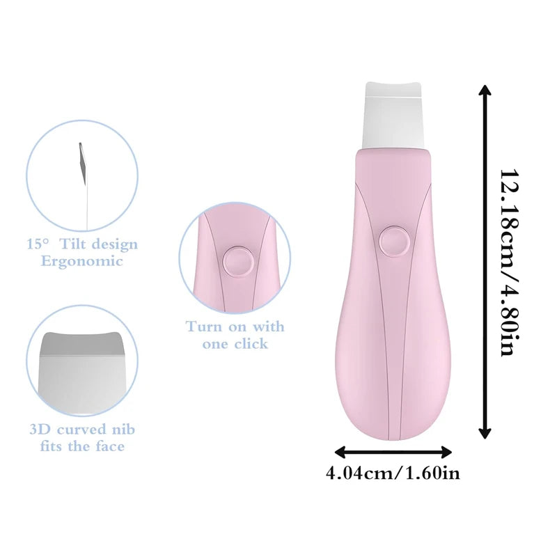 Daily skincare deep pore cleaner, beauty cleaning shovel, facial and nose blackhead remover, men's and women's skincare tools
