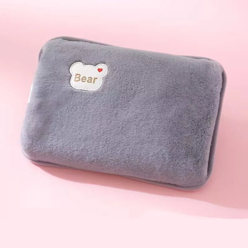 Electric Hot Water Bag Home Heater Soft Winter Hand Warmer Reusable Bottle EU Plug Rechargeable Pocket Warmer Home Office
