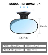 Car Baby Mirrors Interior Dashboard Suction Windshield Sun Visor Plate Clips Mirror Safety Rearview Mirrors Baby Kids Monitor