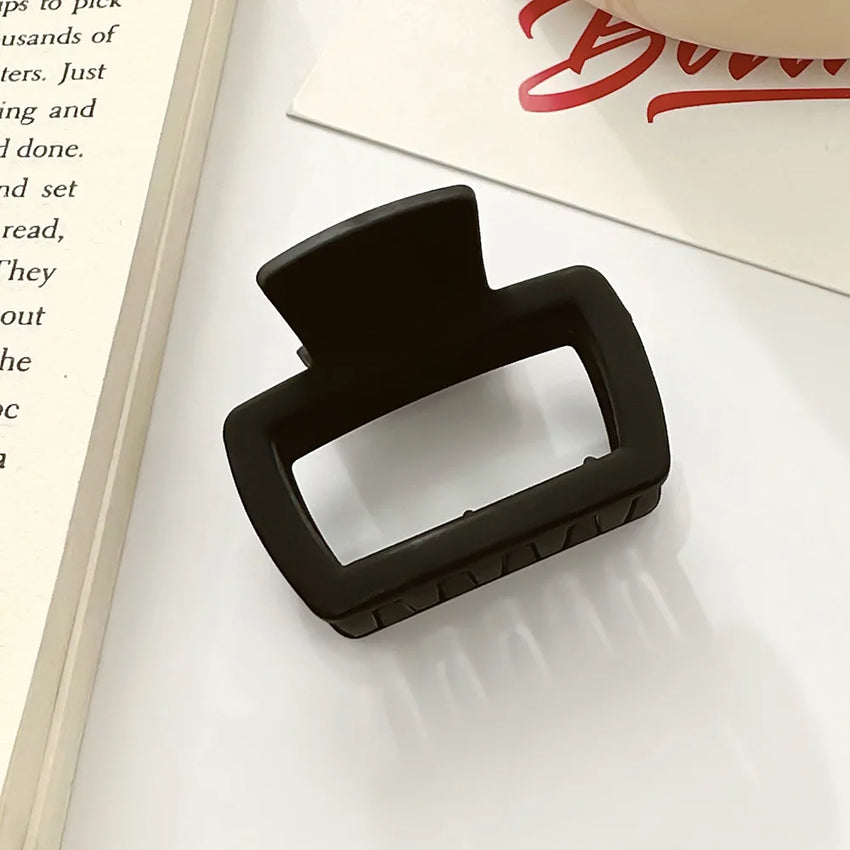 Women's Square Lightweight Hair Claw Clip Fashionable Elegant Hair Accessory Clip Suitable Hair Styling Makeup