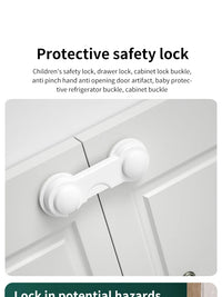 10Pcs Baby Safety Lock - Cabinets, Rooms & Drawers Anti-trap Protection Lock Multifunctional Baby Safety Lock Baby Safety Lock