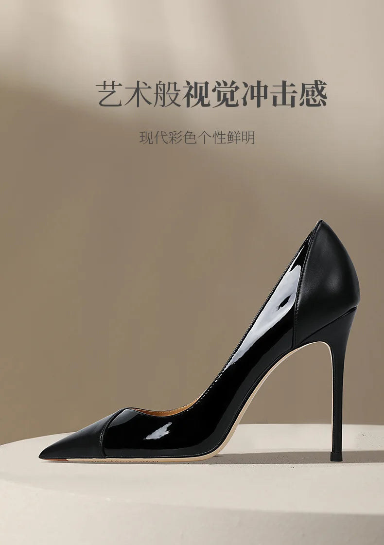 Nude High Heels Women's 2026 New Celebrity Niche Color Matching French Pointed Single Shoes Women's Stiletto