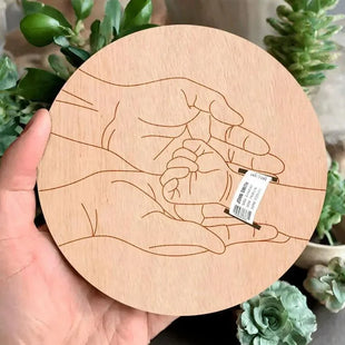 Newborn Hospital Engraved Keepsake Holder Personalized Baby Gift Memorial Pregnancy Wristband For Mother's Day & Father's Day
