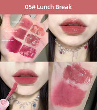 CACE Sexy Red Liquid Lipstick Moisturizing Lip Glaze Tint Long Lasting Matte Lip Mud Waterproof Velvet Lipstick Lips Cosmetics