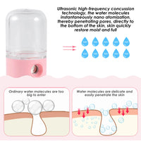 Car Air Humidifier Mini Nano Facial Sprayer USB Nebulizer Purifier Aromatherapy Essential Oil Diffuser Face Water Replenishment