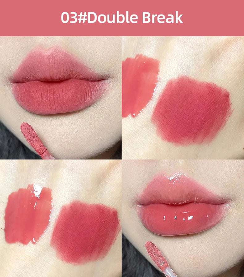CACE Sexy Red Liquid Lipstick Moisturizing Lip Glaze Tint Long Lasting Matte Lip Mud Waterproof Velvet Lipstick Lips Cosmetics