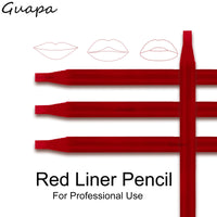 2PCS Professional Microblading Brow Mark Pencil Permanent Red Lip Contour Pen Tattoo Waterproof Art Tint Makeup Eyebrow Pen