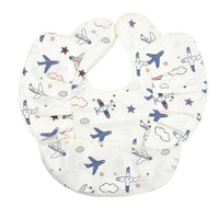 INS Nordic Style Baby Bibs Waterproof Short Sleeve with Pocket Feeding Waterproof Bib Easy Clean Cute Elephant Bibs Soft PU