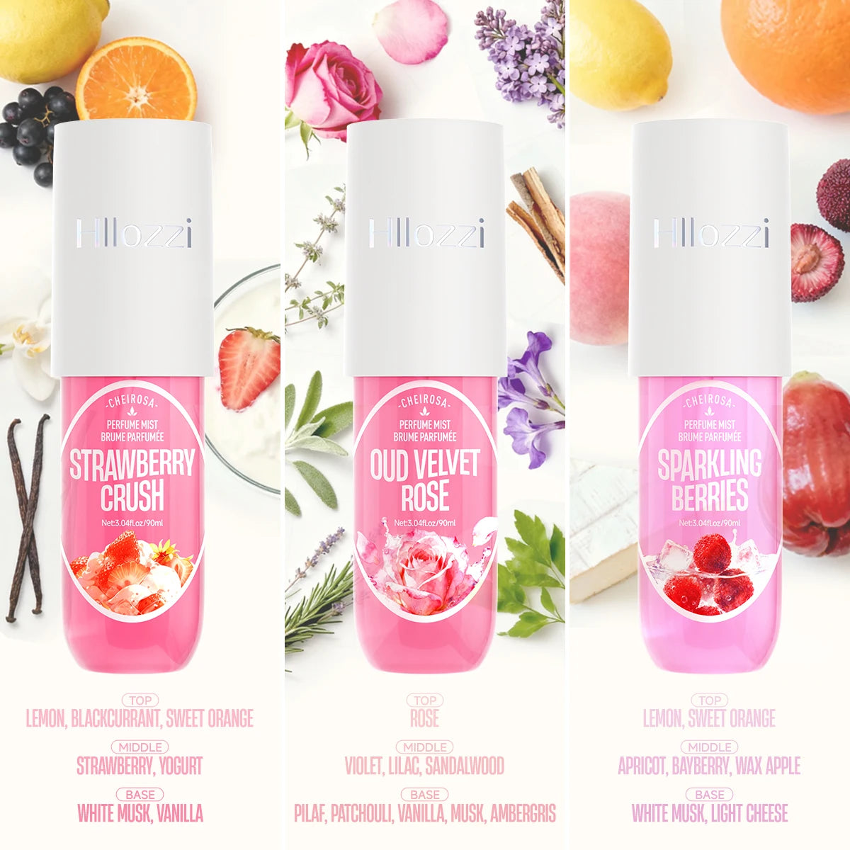 Body fragrance sprays, with a variety of options, offer a delightful and long-lasting scent to keep you in a good mood all day.
