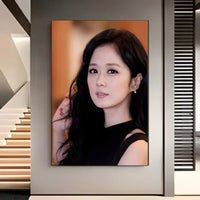 Lovely Classic Korean Beautiful Singer Actor J-Jang Na Ra Poster American Film Mural Home Childrens Room Wall Decor Print