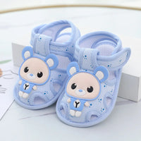 Summer Toddler Infant Kids Baby Cute Casual Princess Sandals Lovely Cartoon Soft Crib Shoes Boy Girls First Walkers Floor Shoe