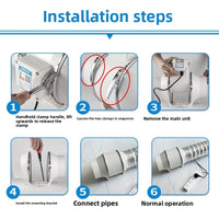 Exhaust Fan Home Mute Inline Duct Fan Bathroom Exhaust Fan Ventilation Equipment Kitchen Bathroom Wall Mounted Air Purifying Ve