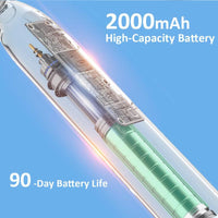 H2ofloss Sonic Electric Toothbrush For Adults 2000mAh Large Battery Ultrasonic Rechargeable 5 Modes IPX7 Waterproof Oral Clean