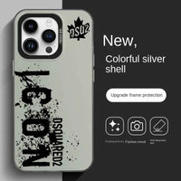 Luxury fashion Maple Phone Case For iPhone 17 17e 16e 16 15 14 13 12 11 mini Pro Max X XSMAX Air Plus Anti Fall Matte Back Cover