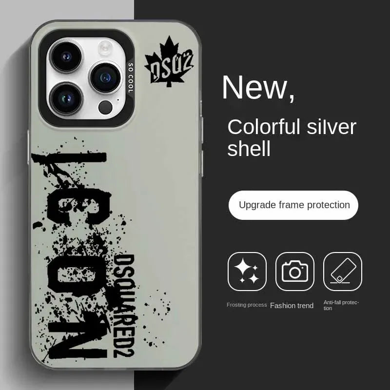 Luxury fashion Maple Phone Case For iPhone 17 17e 16e 16 15 14 13 12 11 mini Pro Max X XSMAX Air Plus Anti Fall Matte Back Cover