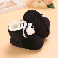 Winter New Cute Cartoon Baby Booties Boy Girl Boots Cotton Soft-Sole Non-Slip Warm Toddler First Walkers Infant Crib Shoes
