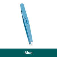 Eyebrow Tweezer Colorful Hair Beauty Fine Hairs Puller Stainless Steel Slanted Eye Brow Clips Removal Makeup Tools
