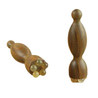 Sandalwood Face Massage Tools Gua Sha Face Skin Care Massage Sticks Lotus Seedpod Shape Massager Facial Physiotherapy Tool