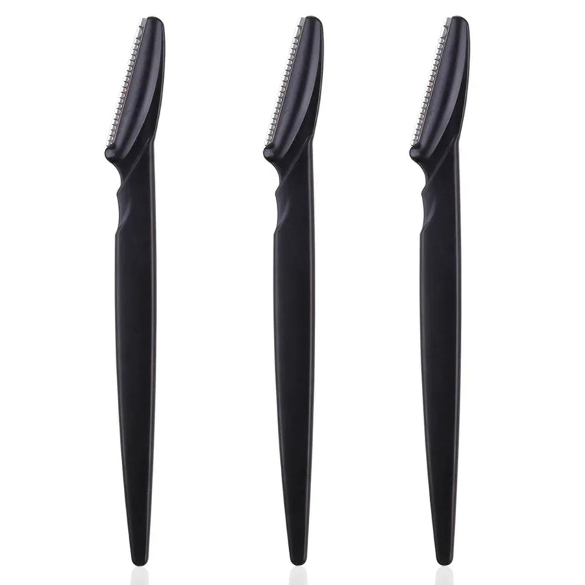 Portable Eyebrow Trimmer Blade Women's Face Shaver Safety Knife Makeup Scraper Hair Removal Tool for Eyebrow Epilation