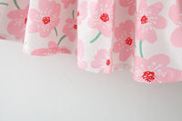 Summer Newborn Baby Clothes Toddler Girl Clothes Cotton Beach Suspender Dress+Sun Hat Princess Dresses