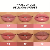 Mirror Pearl Lip Gloss Waterproof Long Lasting Moisturizing Lipstick Shine Glitter Lip Glaze Women Non Stick Cup Lip Tint Makeup