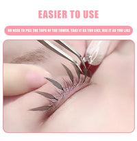 Yelix Feather Lashes Comic Spire Premade Lashes Fans Manga Anime Volume False Eyelashes Extensions for Makeup Tool