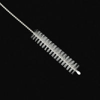 Bending Stainless Straw Brush Cleaner Soft Hair Suction Glass Tube Cleaning Brushes Baby Kids Bottle Brush Long Handle Reusable