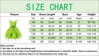 Girls Party Dresses Fairy Green Costume for Girl Tinkerbell Children Clothing Princess Elf Birthday Ball Gown Wing Dresses