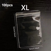50/100/200pcs-Clear Earring Bags Waterproof Bags Thickened Reusable Storage Pouch for Jewelry Rings Necklace Bracelet
