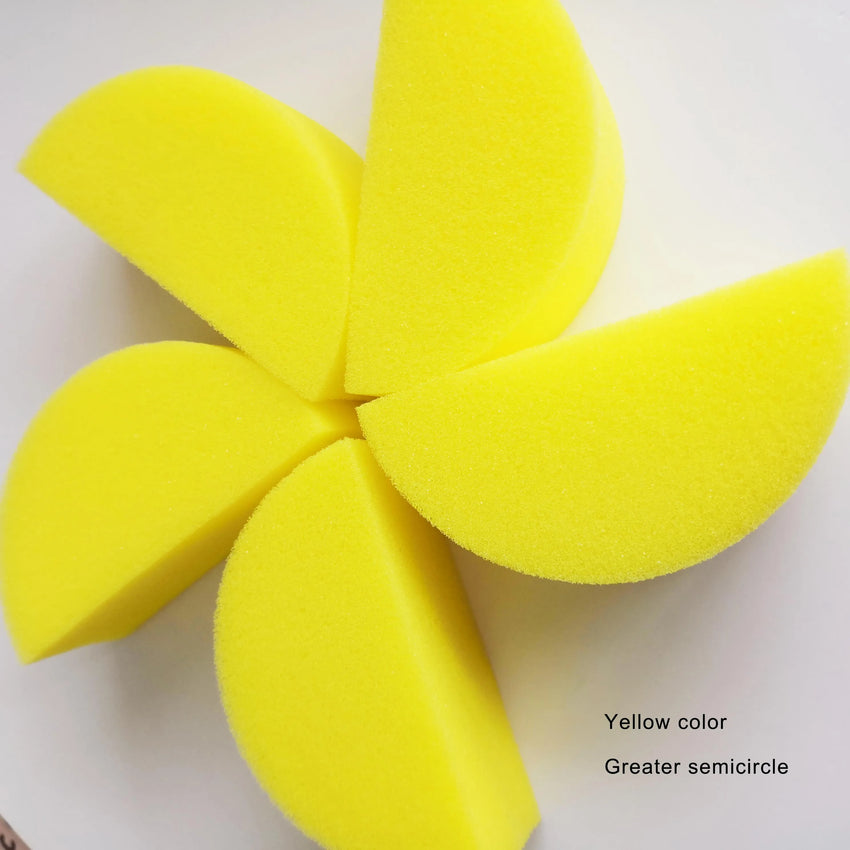 5pcs Body Art Face Painting Water droplets Semicircle Circular Facial Graffiti Halloween Makeup Sponge