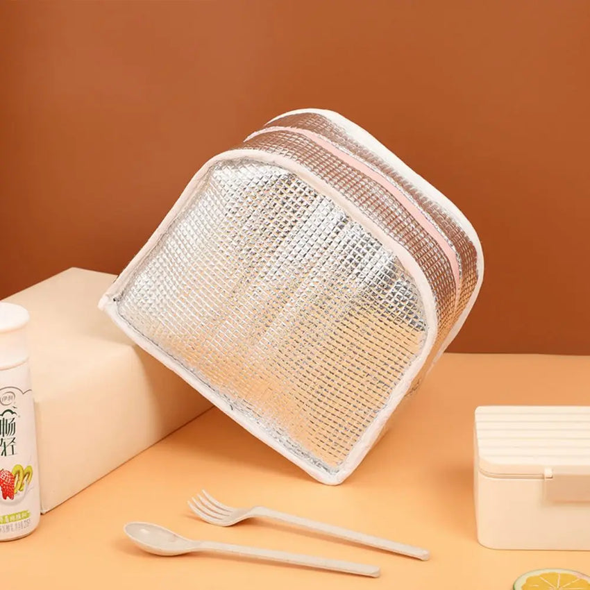 Cartoon Insulated Bag Cute Handheld Lunch Bag Thickened Aluminium Foil Insulation Bag Portable Out Student Lunch Lunch Box Bag
