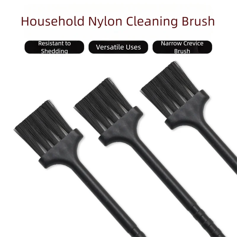 1 pc Kitchen Cleaning Nylon Brush Small Brush For Coffee Machine Soymilk Machine Juicer Garlic Press Ginger Shredder Gap Clean