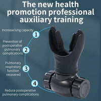 Silicone Respiratory Trainer Lung Ventilator Fitness Equipment High-altitude Respiratory Training Tools for Exercise