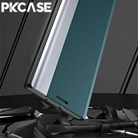 PKCASE Magnetic Flip Leather Phone Case For Honor 400 300 Pro 200 Lite X70 X9A X9B X9C X9D X8B X7B Cover For Magic 7 6 Lite