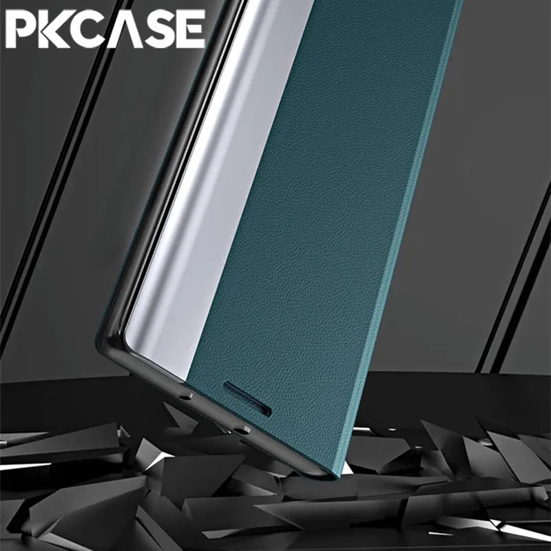 PKCASE Magnetic Flip Leather Phone Case For Honor 400 300 Pro 200 Lite X70 X9A X9B X9C X9D X8B X7B Cover For Magic 7 6 Lite