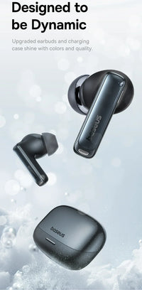 Baseus Bowie M2s Pro Headphones Wireless Bluetooth 5.4 TWS Earphones Active Noise Cancelling Earbuds 4 Micphone ENC Hifi Headset