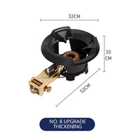 Energy-saving Kitchen Gas Stove Cooktop Hob Commercial Fierce Fire Gas Stove Single Gas Stove Liquefied Gas
