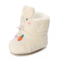 Winter New Cute Cartoon Baby Booties Boy Girl Boots Cotton Soft-Sole Non-Slip Warm Toddler First Walkers Infant Crib Shoes