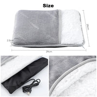 Foot Warmer USB Constant Temperature Foot Heating Pad for Home Bedroom Electric Foot Heater Soft Plush Winter Foot Warmer Mat
